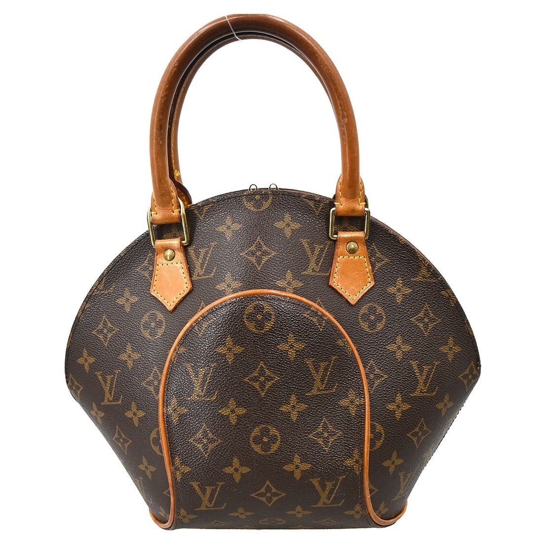 Louis Vuitton Ellipse PM Monogram Canvas Top Handle Small Handbag: Louis Vuitton Ellipse PM Monogram Canvas Top Handle Small Handbag This Louis Vuitton Ellipse PM handbag features the iconic monogram canvas with leather trim, designed in a top handle style. It is a s