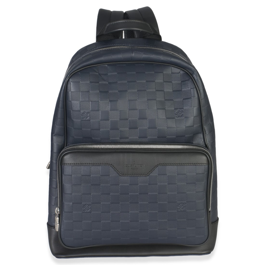 Blue Leather Campus Backpack by Louis Vuitton Damier Infini Astral: Blue Leather Campus Backpack by Louis Vuitton Damier Infini Astral This Louis Vuitton Astral Damier Infini Campus Backpack features blue leather with a distinctive Damier Infini pattern. It offers a s