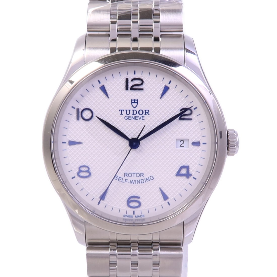 TUDOR 1926 Stainless Steel Automatic White Dial Mens Wristwatch: TUDOR 1926 Stainless Steel Automatic White Dial Mens Wristwatch This TUDOR 1926 91550 wristwatch features a stainless steel case and band with a white dial. Designed for men, it operates with automati