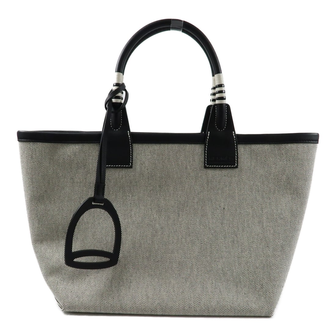 Hermes Steeple 25 Black Canvas Women's Handbag France: Hermes Steeple 25 Black Canvas Women's Handbag France This Hermes Steeple 25 handbag features a sleek black canvas exterior and a classic design. Crafted in France, this women's handbag offers both st