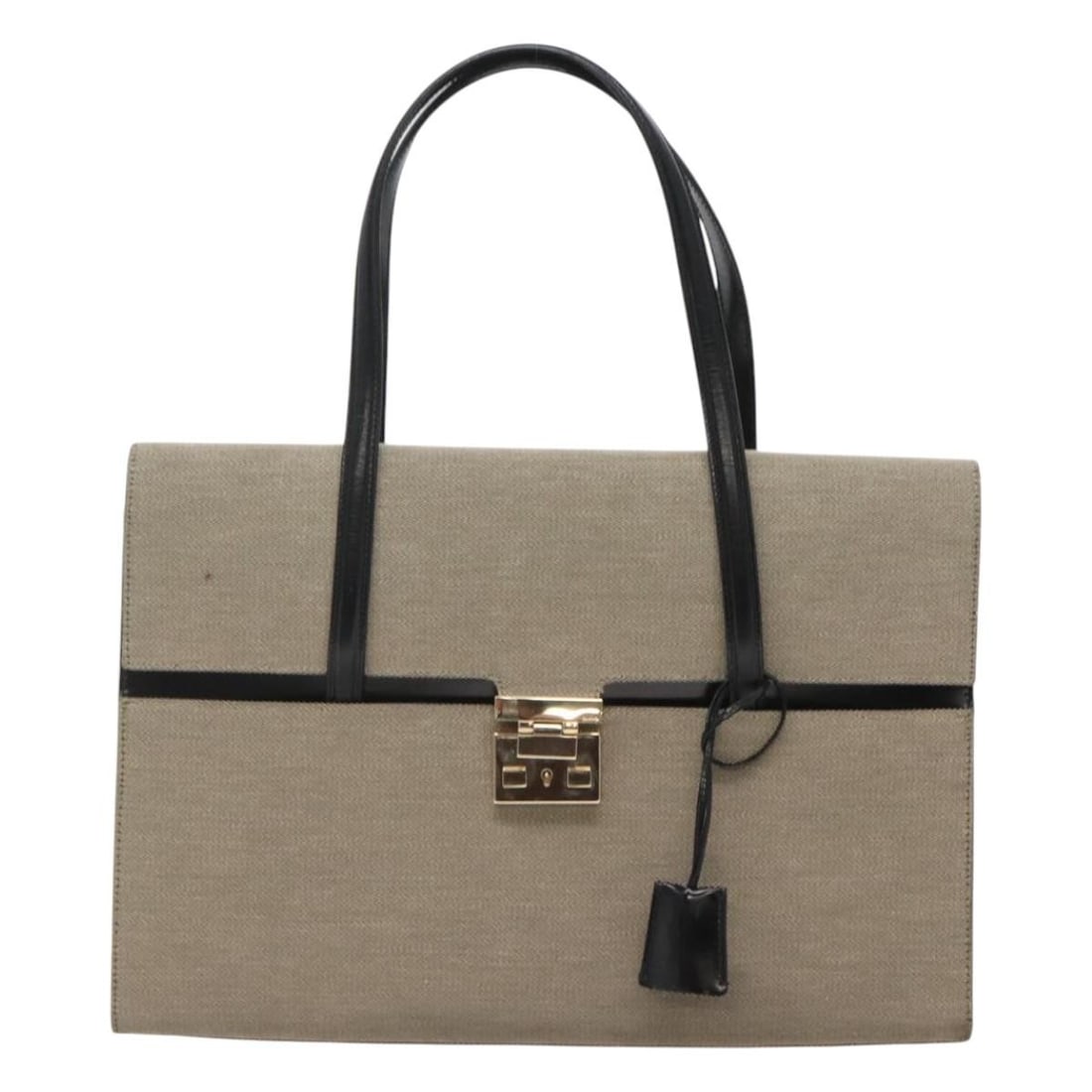 Gucci Lady Lock Beige Canvas Shoulder Bag 36cm x 25cm x 9cm: Gucci Lady Lock Beige Canvas Shoulder Bag 36cm x 25cm x 9cm This Gucci Lady Lock handbag is crafted from beige canvas and designed for women. The bag was made in Italy and features a spacious interior