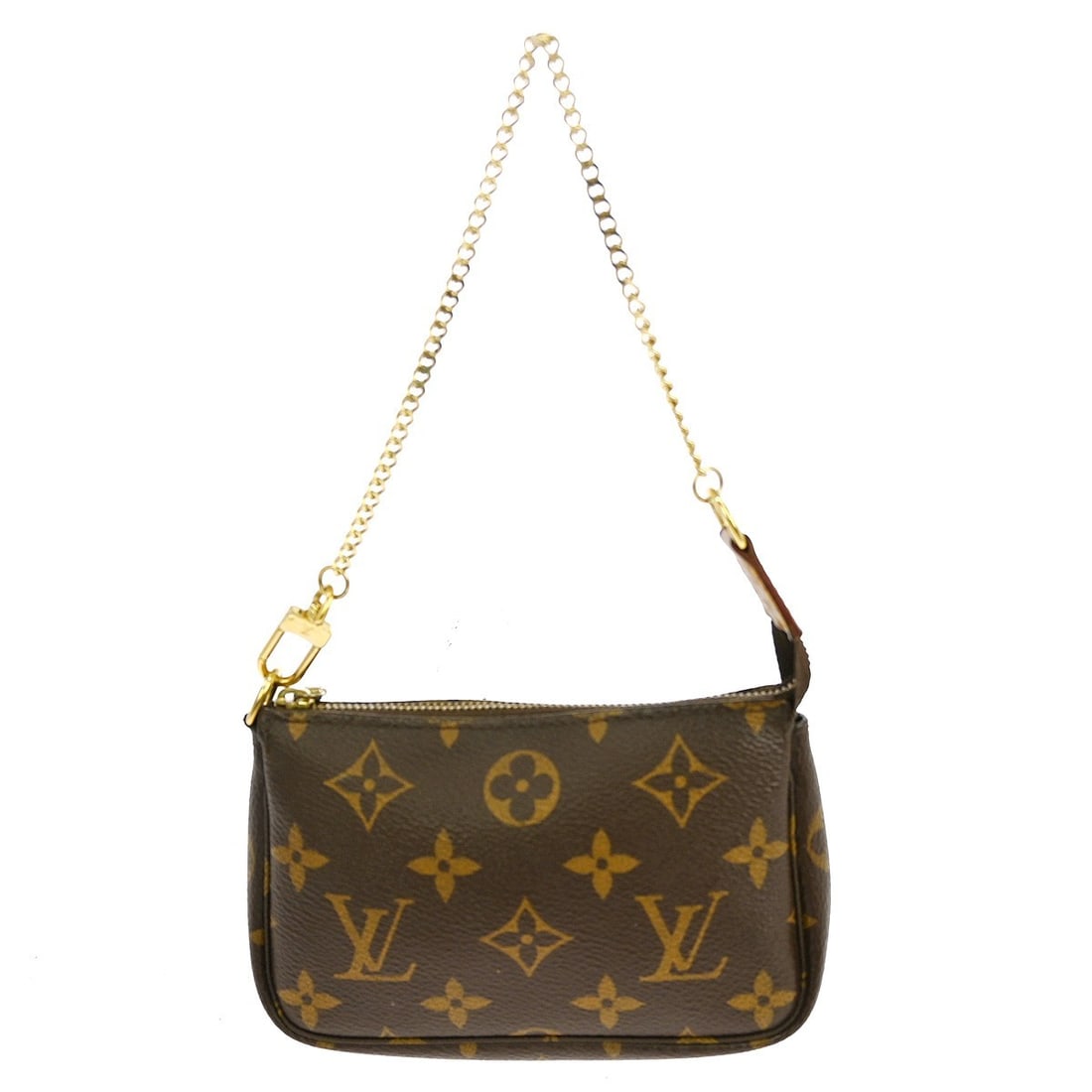 Louis Vuitton Mini Pochette Accessoires Monogram Canvas Handbag M58009 (1 of 10)