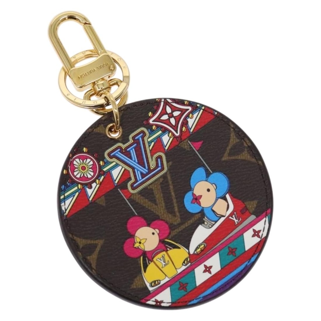 Louis Vuitton Monogram Vivienne Porte Cles Bag Charm M69984 Auth (1 of 10)