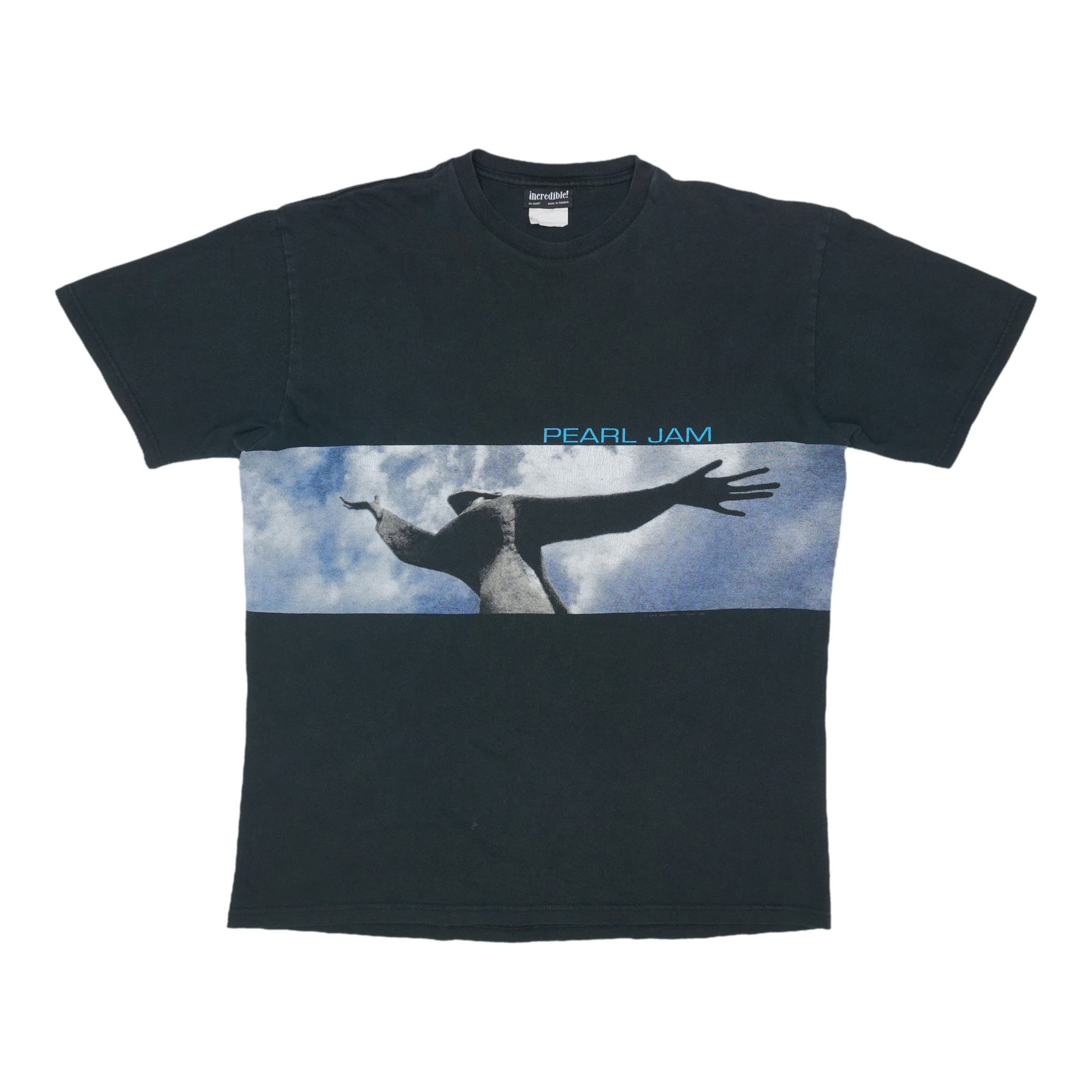 Pearl Jam 1998 Yield Concert Vintage Black Cotton T-Shirt Size Large (1 of 6)