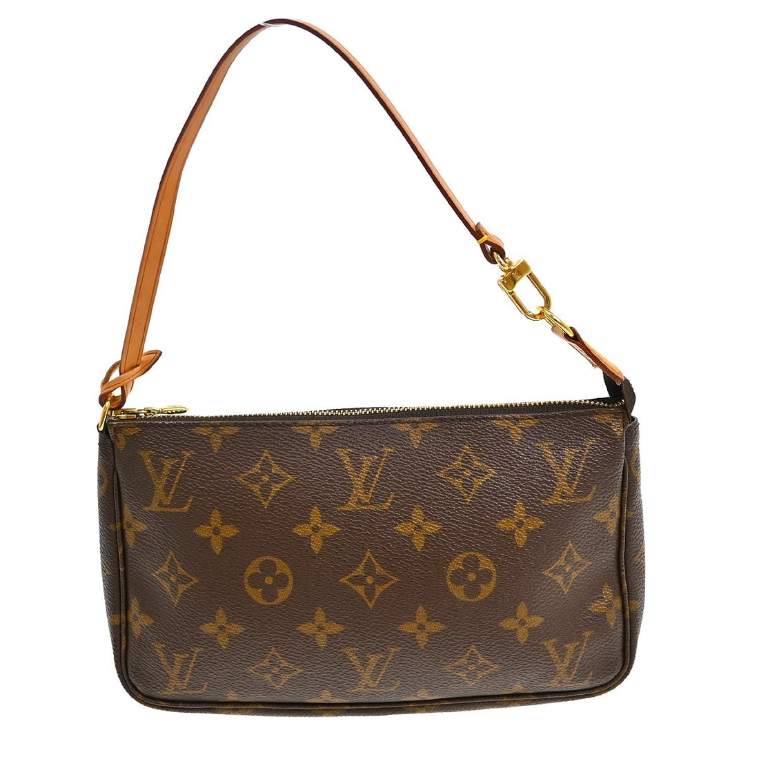 Louis Vuitton Monogram Pochette Accessoires Brown Canvas Pouch (1 of 15)