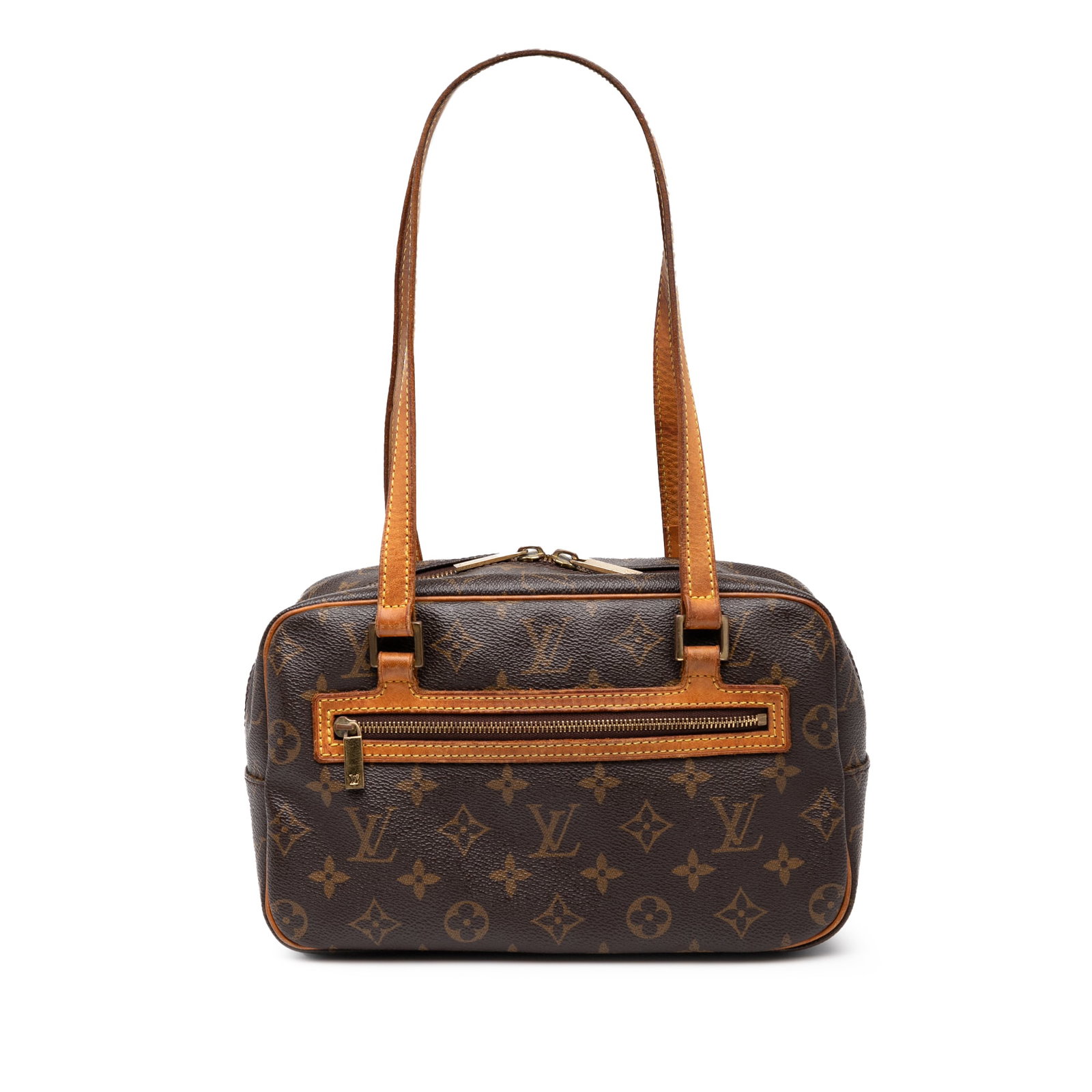 Louis Vuitton Monogram Cite MM Brown Shoulder Bag: Louis Vuitton Monogram Cite MM Brown Shoulder Bag The Louis Vuitton Monogram Cite MM is a stylish and functional bag crafted from durable monogram canvas featuring vachetta leather trim and shoulder s