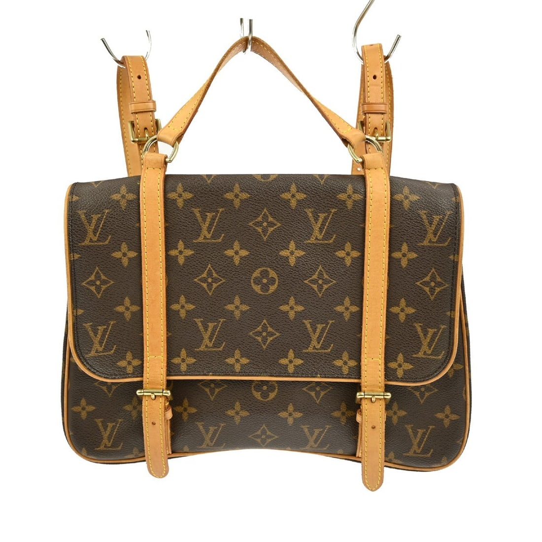 Louis Vuitton Marelle Canvas Backpack for Women Brown 30cm by 22cm by 6cm: Louis Vuitton Marelle Canvas Backpack for Women Brown 30cm by 22cm by 6cm This Louis Vuitton Marelle Sac a Dos backpack is crafted from monogram canvas designed for women. It features a brown color wi