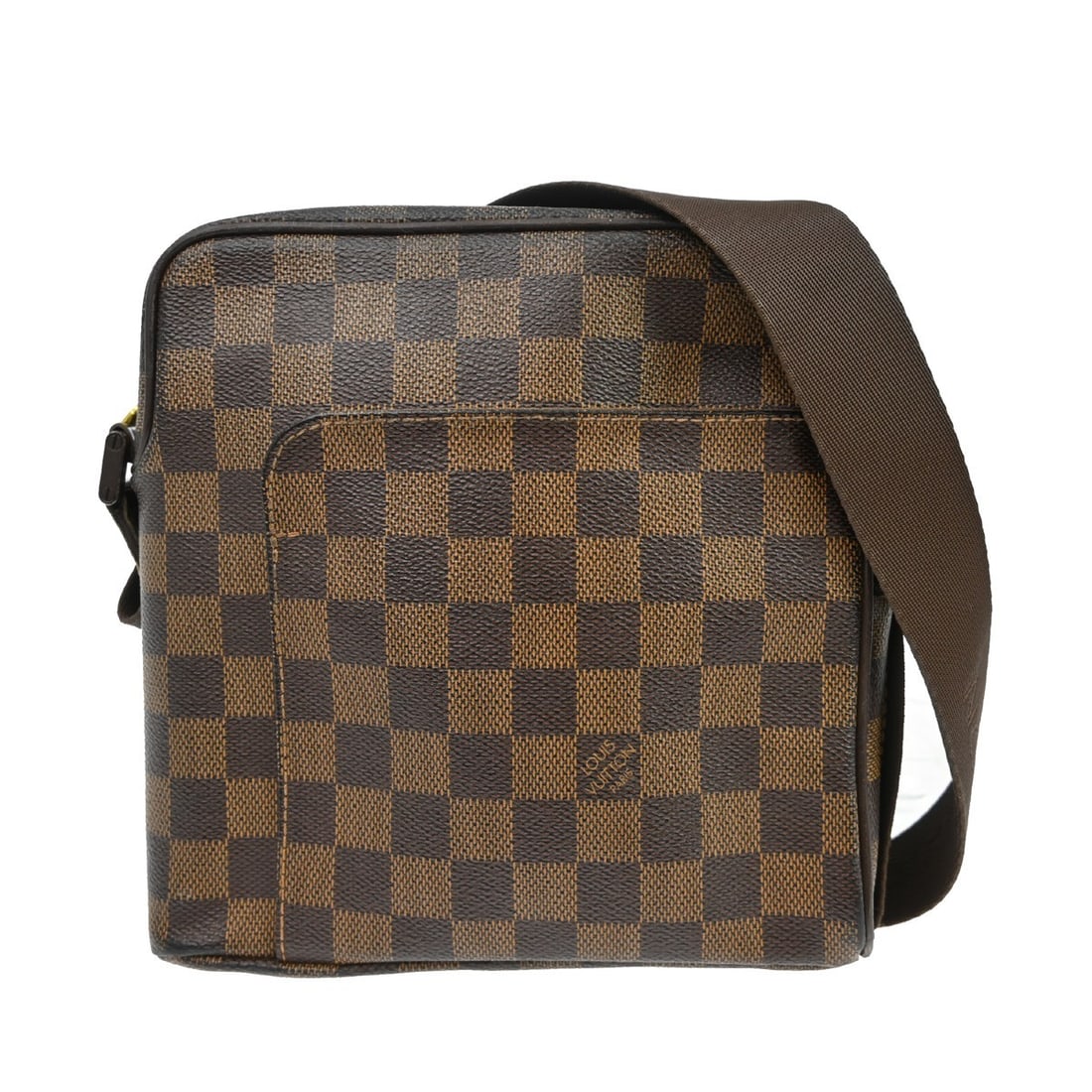Louis Vuitton Olaf PM Damier Canvas Brown Crossbody Shoulder Bag N41442 (1 of 14)