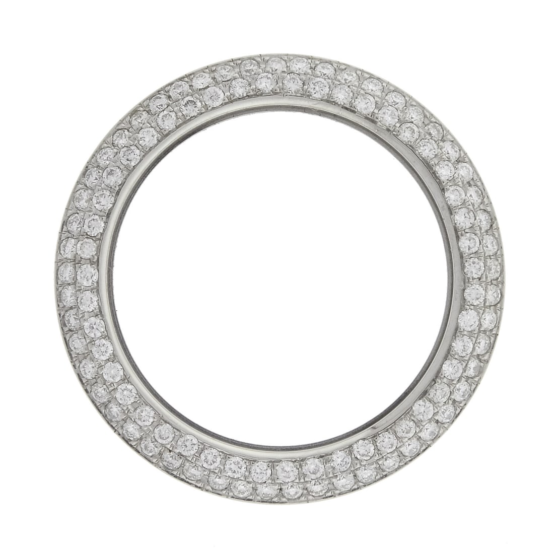 Custom Diamond Bezel 1.25ct for 29mm Chopard Happy Sport Women's Watch: Custom Diamond Bezel 1.25ct for 29mm Chopard Happy Sport Women's Watch This Chopard Happy Sport bezel is designed for women and features a custom setting with 1.25 carats of diamonds. Crafted from sta