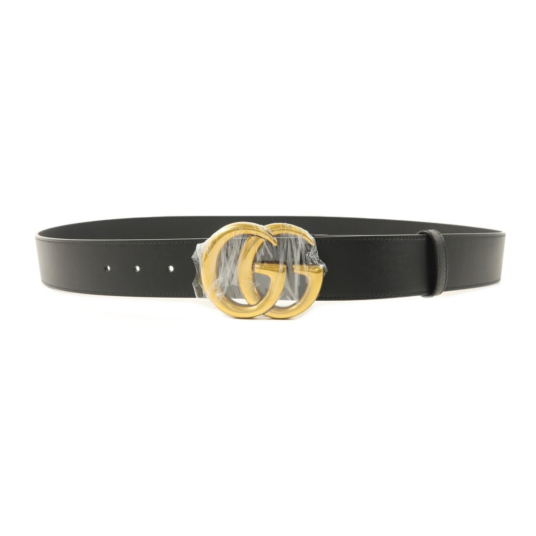 Gucci Black Calfskin Belt GHW Size 105 (1 of 8)