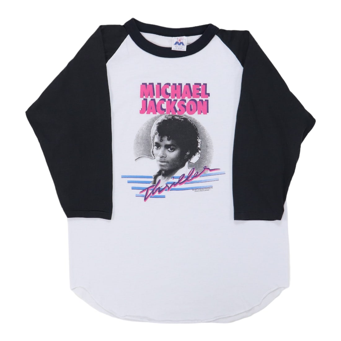 Vintage 1984 Michael Jackson Thriller White Jersey Shirt Extra Large (1 of 5)