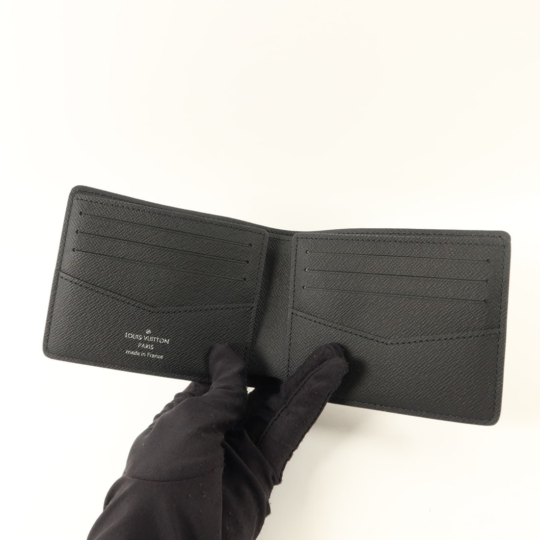 Louis Vuitton Monogram Eclipse Reverse bi-fold wallet gray - 5