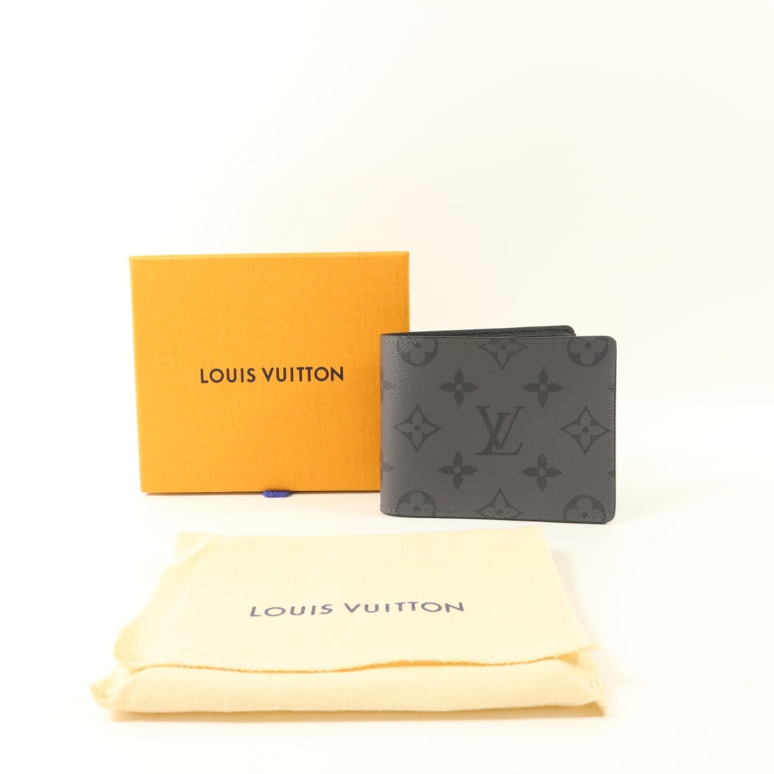 Louis Vuitton Monogram Eclipse Reverse bi-fold wallet gray - 8