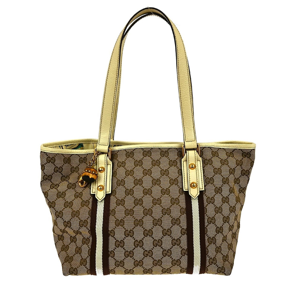 Gucci GG Beige Canvas Medium Tote Bag Model 137396 467891: Gucci GG Beige Canvas Medium Tote Bag Model 137396 467891 This elegant Gucci Beige Canvas GG Tote Handbag combines style and practicality. Crafted from durable canvas leather, this medium-sized tote f