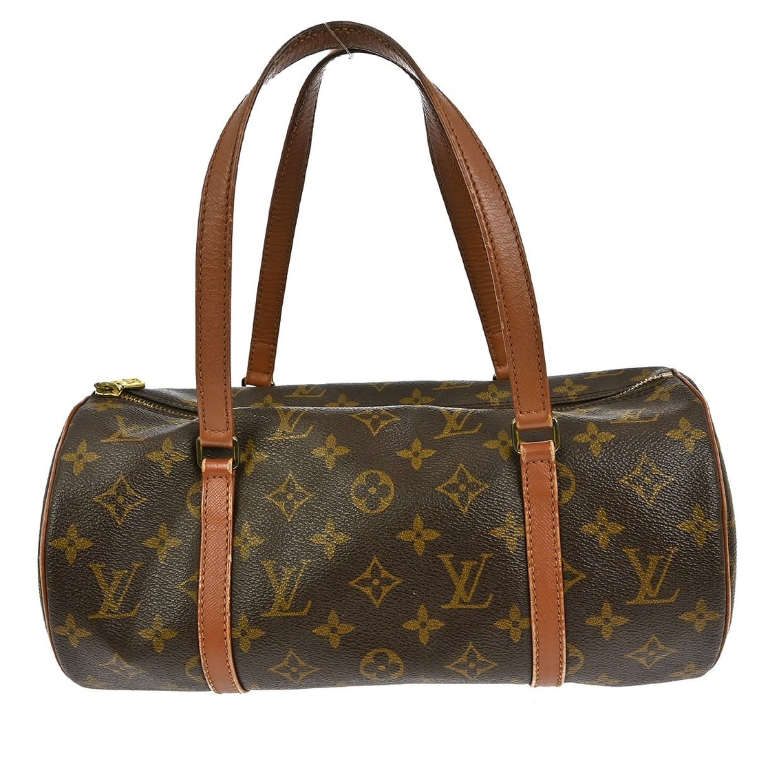 Louis Vuitton Papillon 30 Monogram Canvas Medium Brown Handbag M51365: Louis Vuitton Papillon 30 Monogram Canvas Medium Brown Handbag M51365 This Louis Vuitton Papillon 30 handbag features the iconic Monogram canvas with brown leather double handles and a zip closure. De