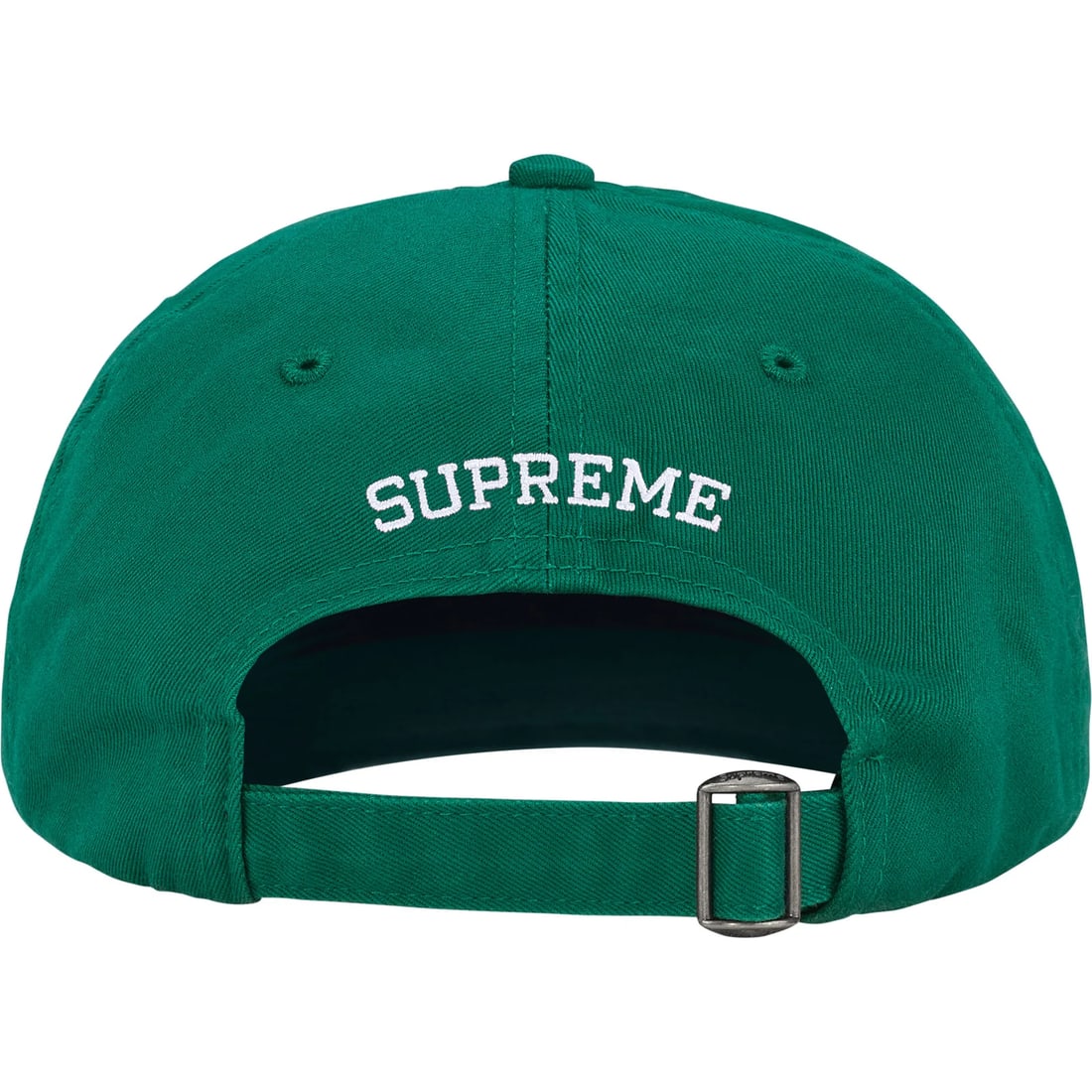 Supreme Dark Green Six Panel Cap with Splatter Pattern - 2