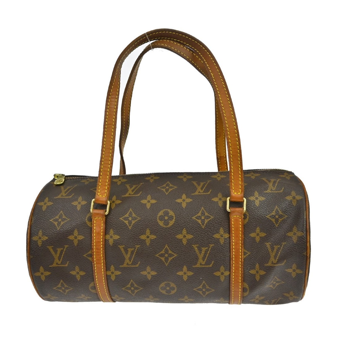 Louis Vuitton Papillon 30 Monogram Canvas Medium Vintage Brown Handbag: Louis Vuitton Papillon 30 Monogram Canvas Medium Vintage Brown Handbag This Louis Vuitton Papillon 30 handbag features the iconic monogram canvas exterior with brown leather double handles and a zip c