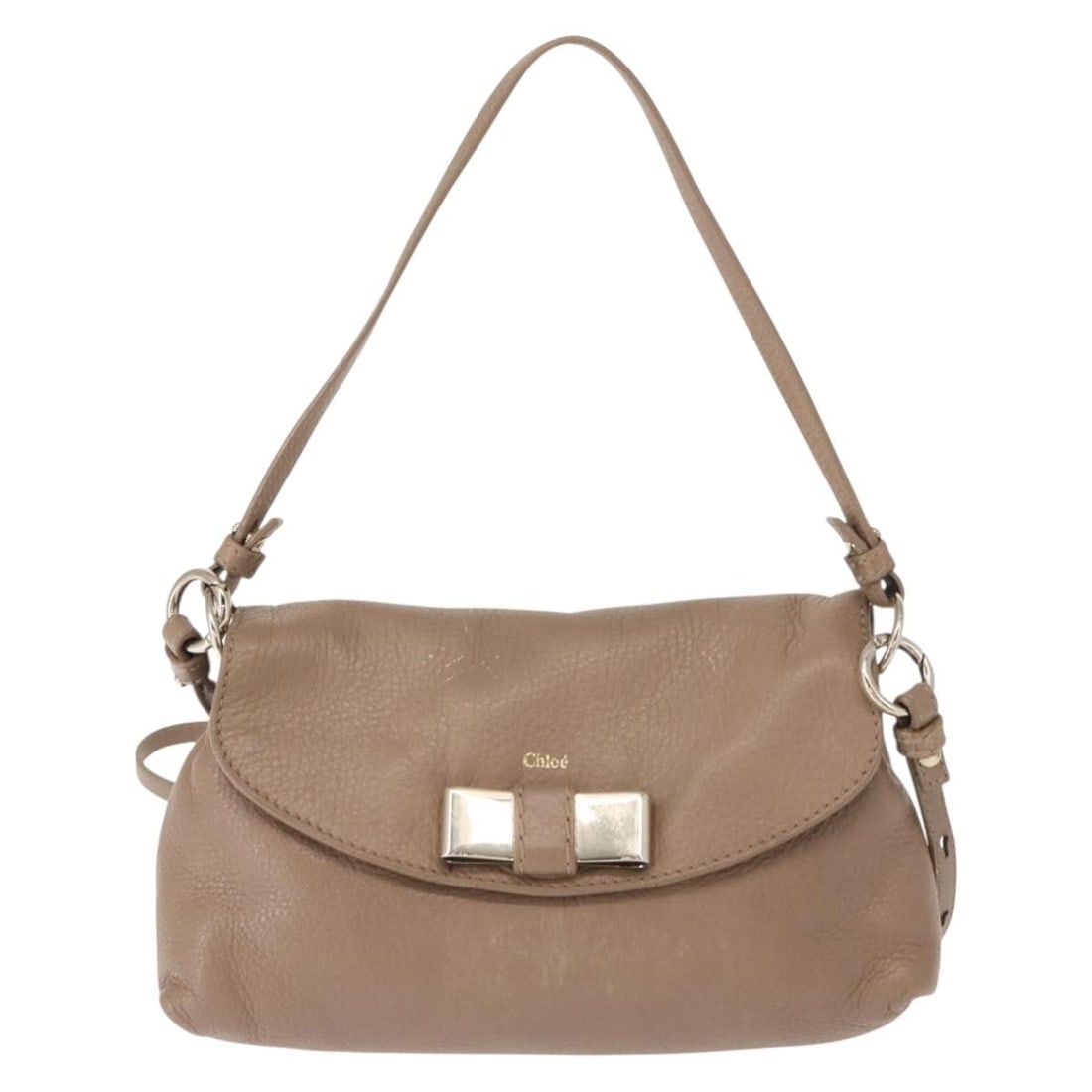 Purple Leather Shoulder Bag Chloe Lily 21cm x 8cm x 7cm: Purple Leather Shoulder Bag Chloe Lily 21cm x 8cm x 7cm This pre-owned Chloe Lily shoulder bag for women features purple leather construction with metal fittings. The bag measures 21cm x 8cm x 7cm and