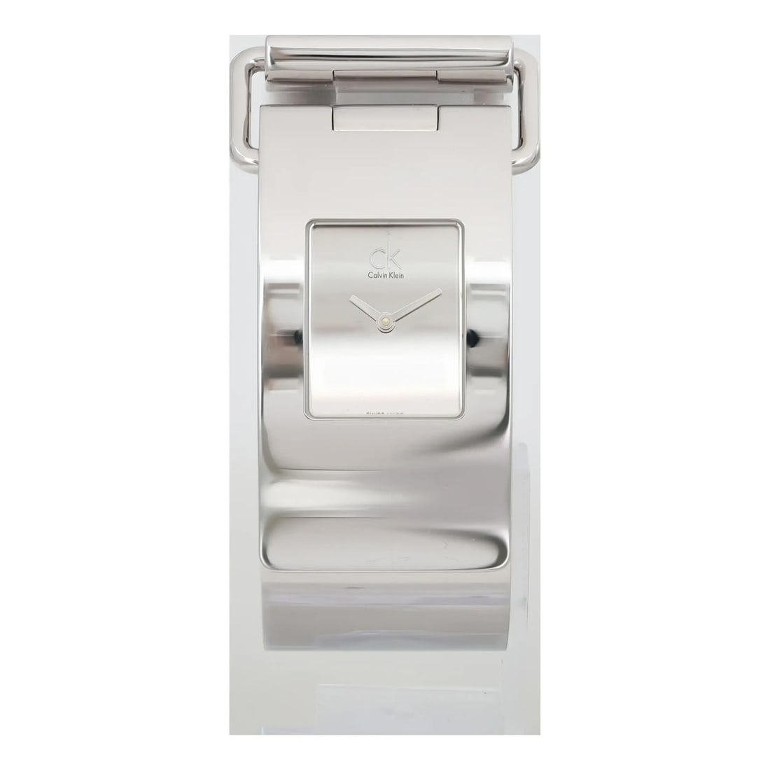 Calvin Klein Pump Stainless Steel Ladies Analog Quartz Bangle Watch 24mm (1 of 4)