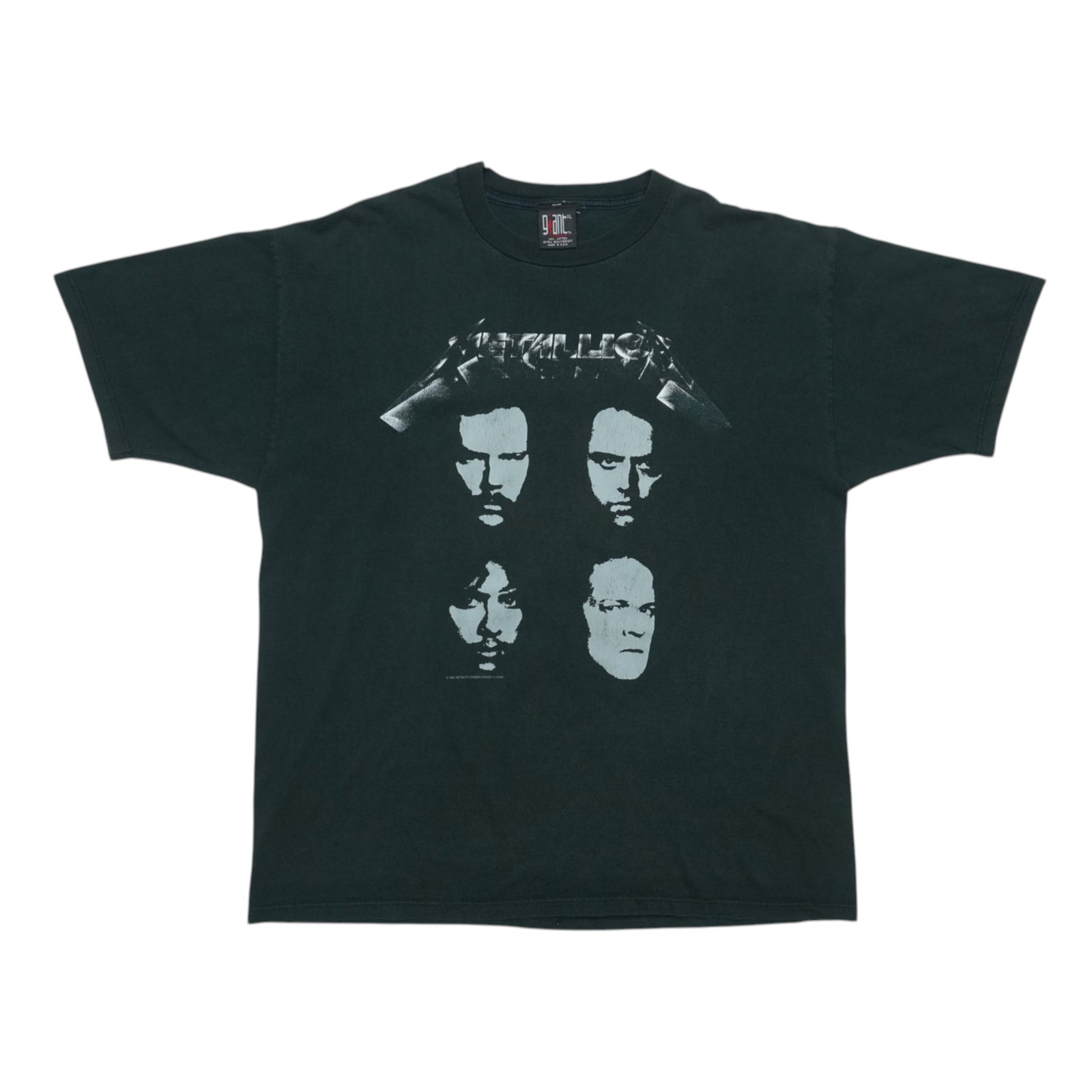 Vintage 1994 Metallica Faces Black Cotton Band T Shirt Extra Large: Vintage 1994 Metallica Faces Black Cotton Band T Shirt Extra Large This is an original 1994 Metallica Faces shirt featuring a front graphic. It is a true vintage item from the 1990s, made from 100% co