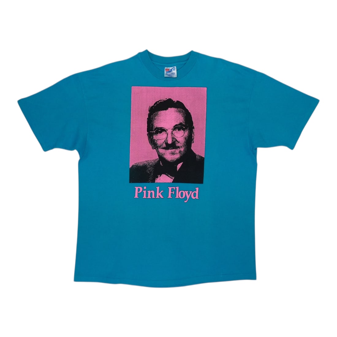Vintage 1990s Blue Pink Floyd Cotton T Shirt Extra Large: Vintage 1990s Blue Pink Floyd Cotton T Shirt Extra Large This is an original vintage Pink Floyd shirt from the 1990s. Featuring no back graphics, the shirt is made from 100% cotton and comes in blue. 