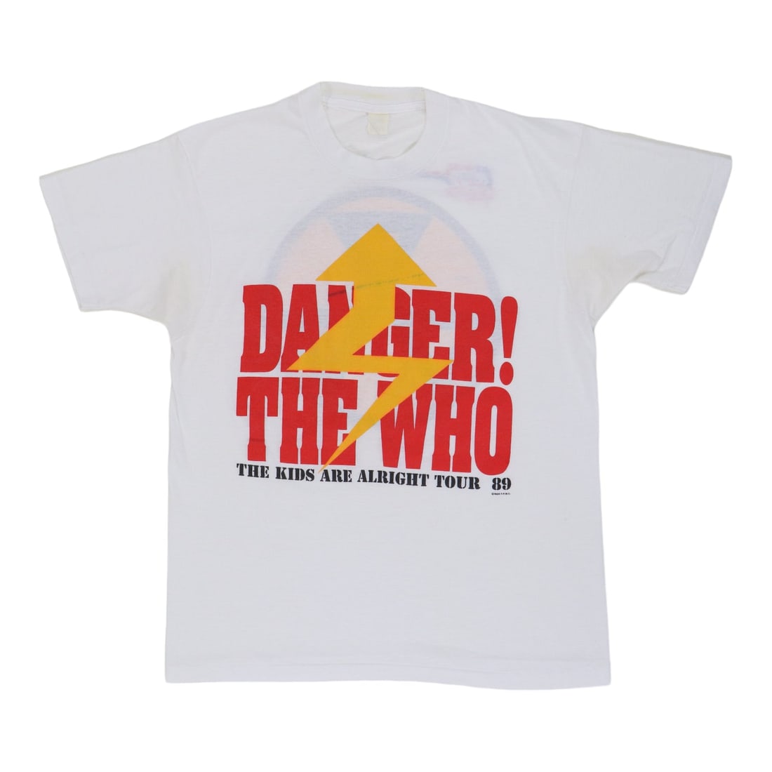 Vintage 1989 The Who Tour Poly Cotton Band Tee White: Vintage 1989 The Who Tour Poly Cotton Band Tee White This is an original vintage 1989 The Who The Kids Are Alright Tour shirt featuring front and back graphics. Made from a soft 50/50 poly/cotton blen