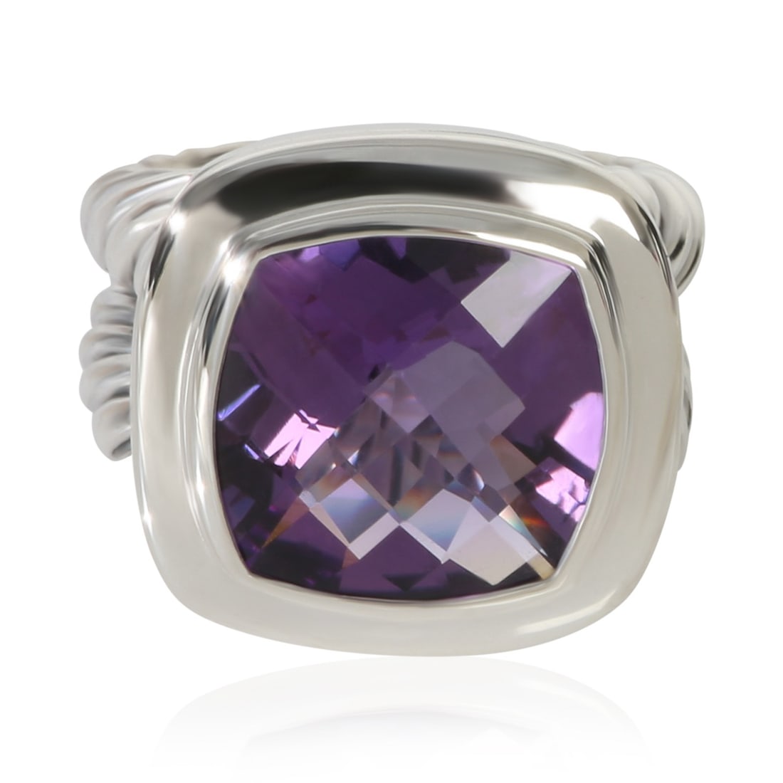 Albion Collection Amethyst Ring in Sterling Silver Size 5.5 by David Yurman (1 of 5)