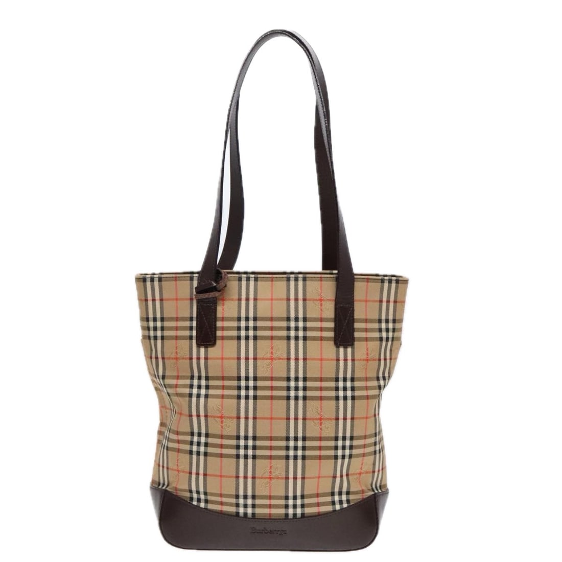 Burberry Nova Check Beige Canvas Leather Tote Bag 22.5cm x 28cm x 10cm: Burberry Nova Check Beige Canvas Leather Tote Bag 22.5cm x 28cm x 10cm This Burberry Nova Check Tote is crafted from beige canvas with leather accents, designed for women. It features the signature No