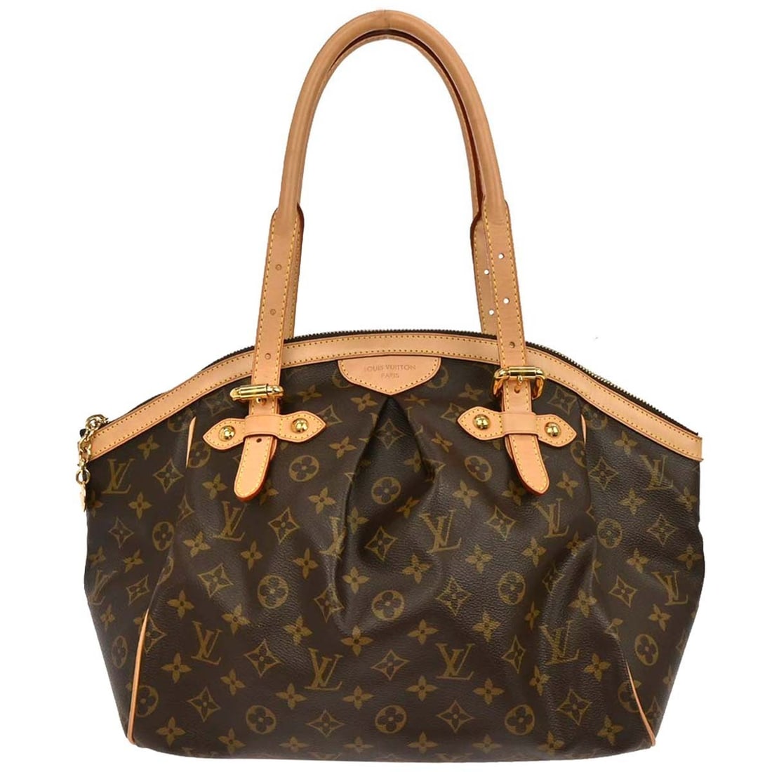 Louis Vuitton Tivoli GM Monogram Canvas Tote Bag M40144: Louis Vuitton Tivoli GM Monogram Canvas Tote Bag M40144 The Louis Vuitton Monogram Tivoli GM Handbag is a stylish and functional tote that showcases the iconic Monogram pattern. Designed for versatili