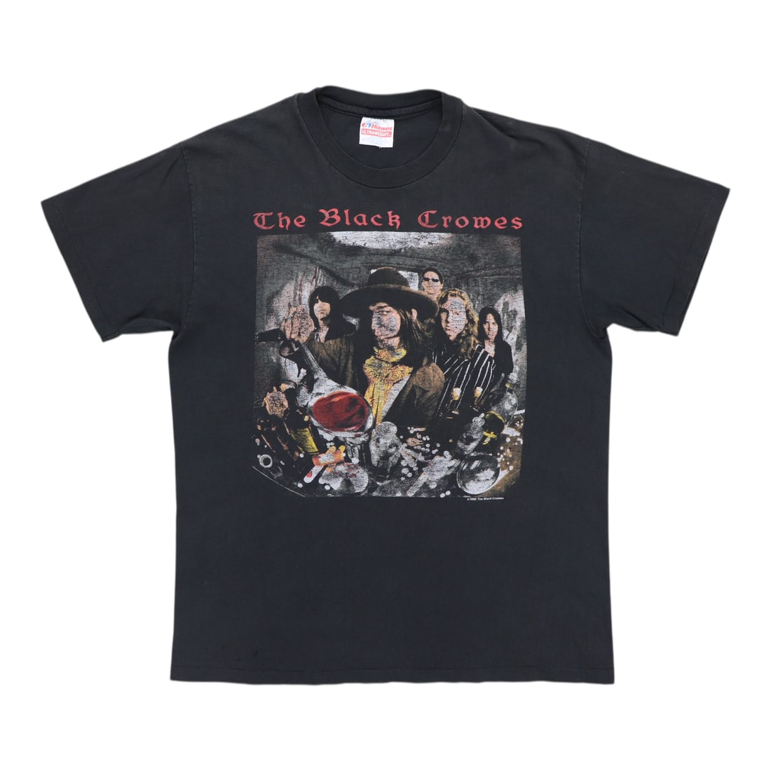 Vintage 1992 High As The Moon Tour Black Crowes Band T Shirt: Vintage 1992 High As The Moon Tour Black Crowes Band T Shirt This is an original vintage 1992 Black Crowes High As The Moon Tour shirt featuring graphics on both the front and back. Made from 100% cot