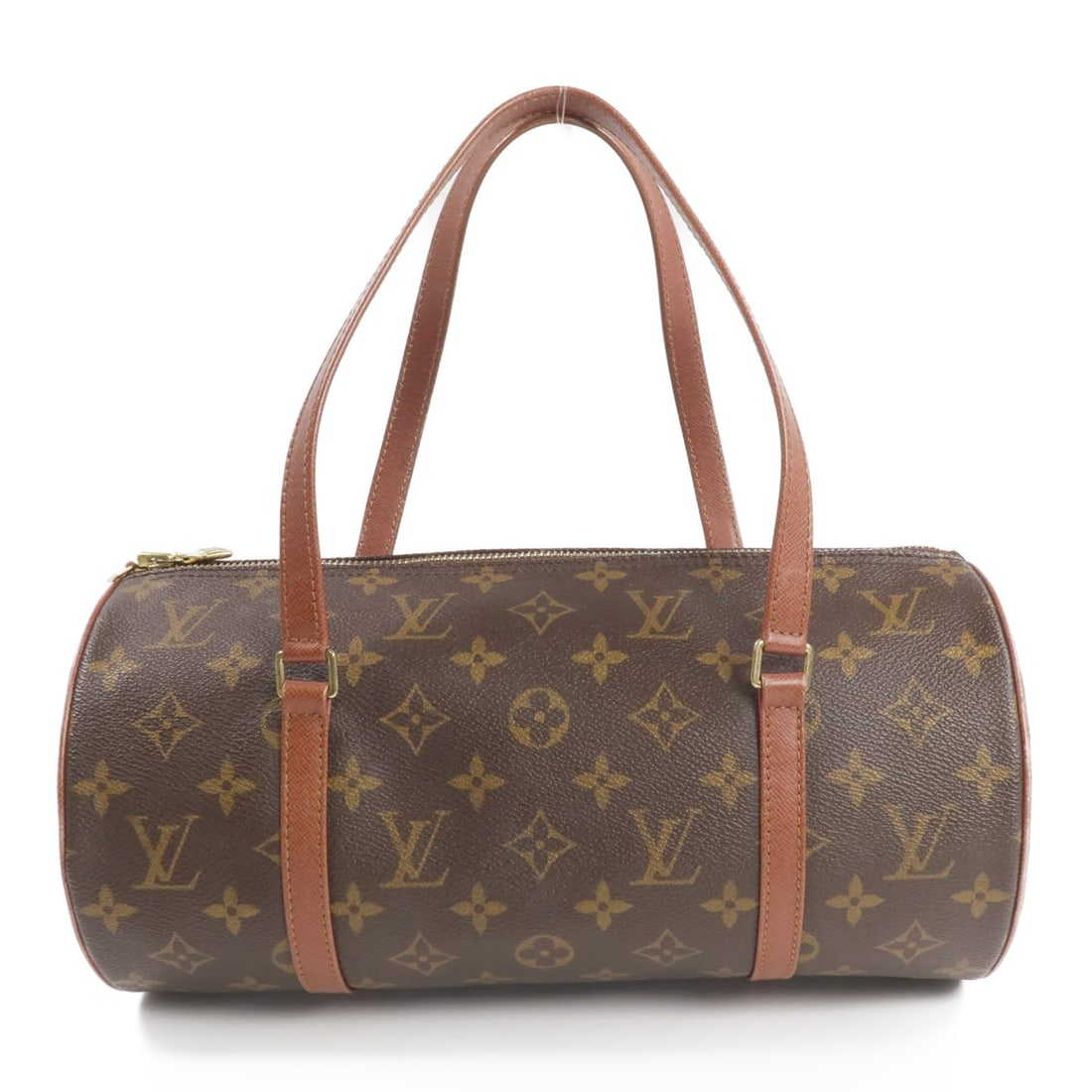 Louis Vuitton Papillon 30 Monogram Shoulder Handbag with Gold Tone Hardware: Louis Vuitton Papillon 30 Monogram Shoulder Handbag with Gold Tone Hardware This Louis Vuitton Papillon 30 shoulder bag features the iconic Monogram brown PVC coated canvas exterior and gold-tone hard