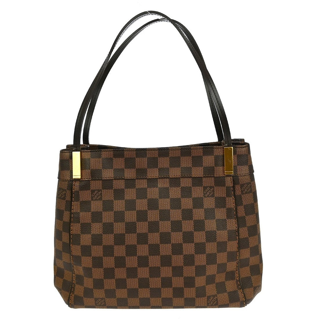 Louis Vuitton Marylebone PM Damier Ebene Canvas Medium Handbag: Louis Vuitton Marylebone PM Damier Ebene Canvas Medium Handbag This Louis Vuitton Marylebone PM handbag features the classic Damier Ebene pattern and is crafted from canvas and leather. It is a medium