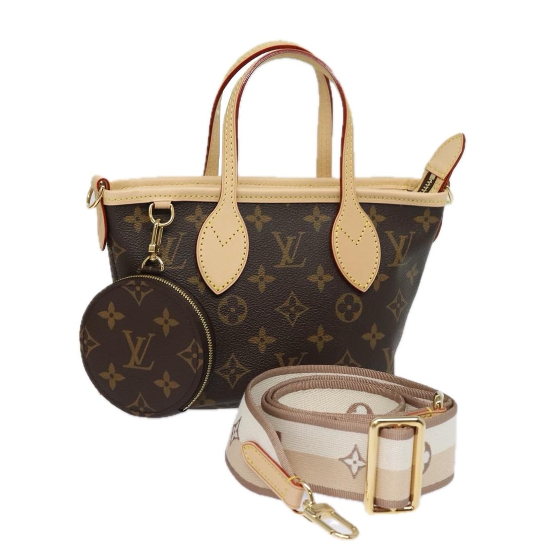 LOUIS VUITTON Monogram Neverfull BB Hand Bag M46705 Auth with Dust Bag (1 of 18)