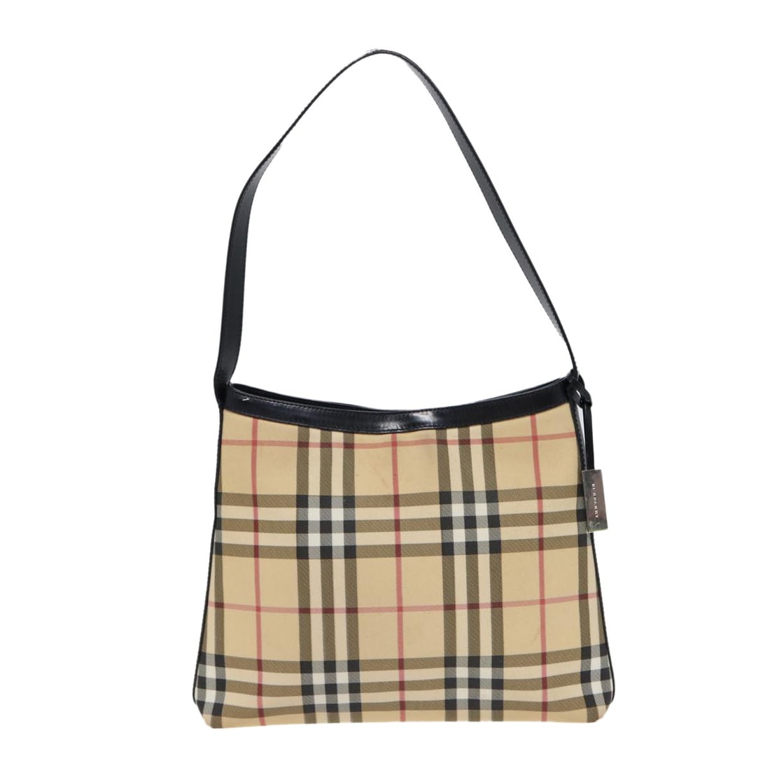 Burberry Nova Check Beige Canvas Leather Women's Shoulder Bag 30cm x 25cm x 6cm: Burberry Nova Check Beige Canvas Leather Women's Shoulder Bag 30cm x 25cm x 6cm This Burberry Nova check shoulder bag is crafted from beige canvas with leather accents. Designed for women, it features