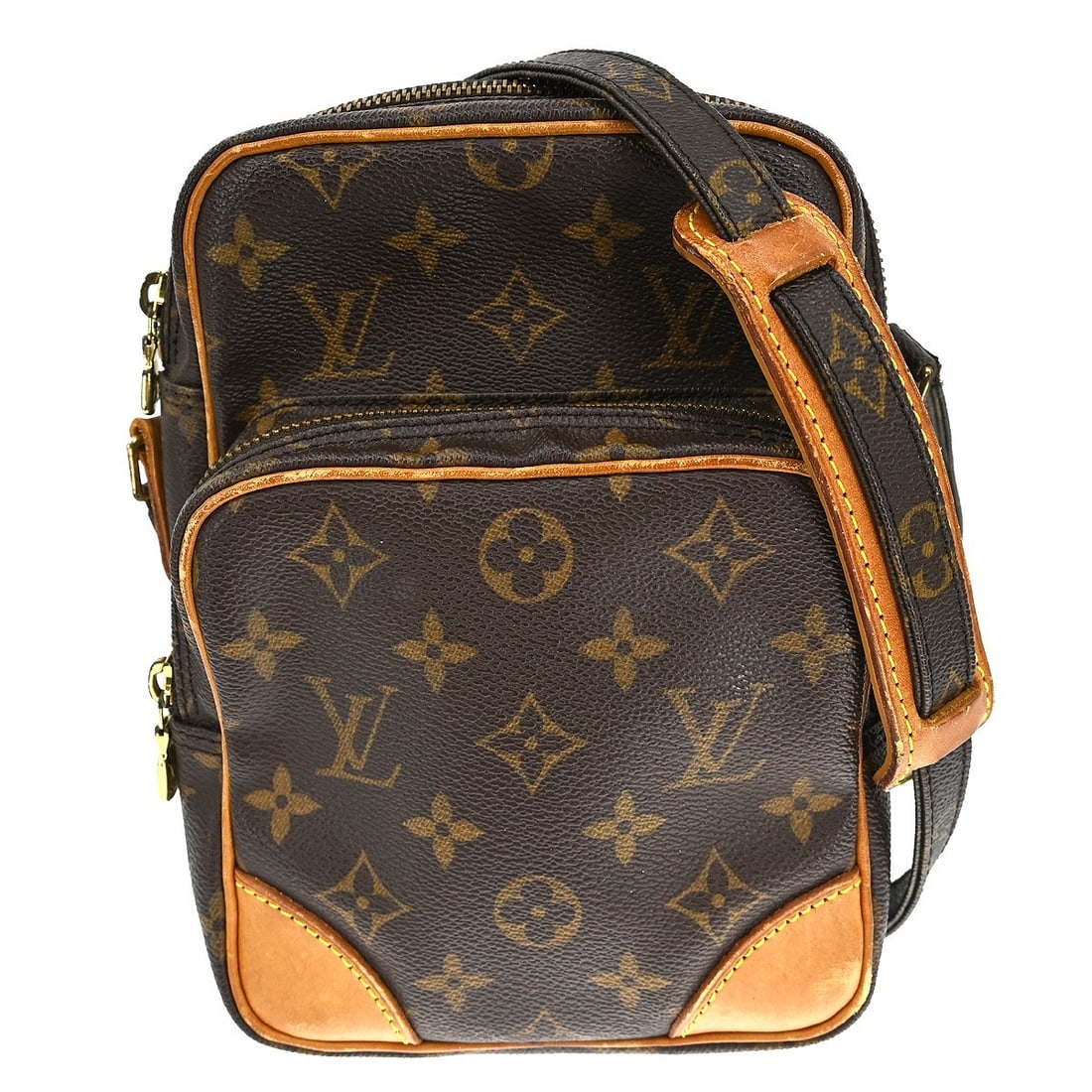 Louis Vuitton Amazone Monogram Canvas Medium Crossbody Shoulder Bag M45236: Louis Vuitton Amazone Monogram Canvas Medium Crossbody Shoulder Bag M45236 This Louis Vuitton Amazon crossbody shoulder bag features the iconic Monogram canvas leather exterior in brown with a matchin
