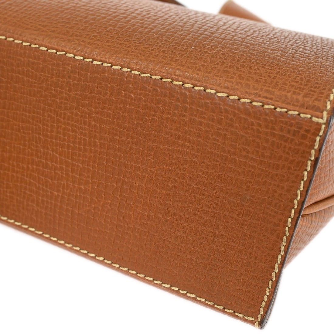 Loewe Anagram Brown Leather Tote with Drawstring - 3
