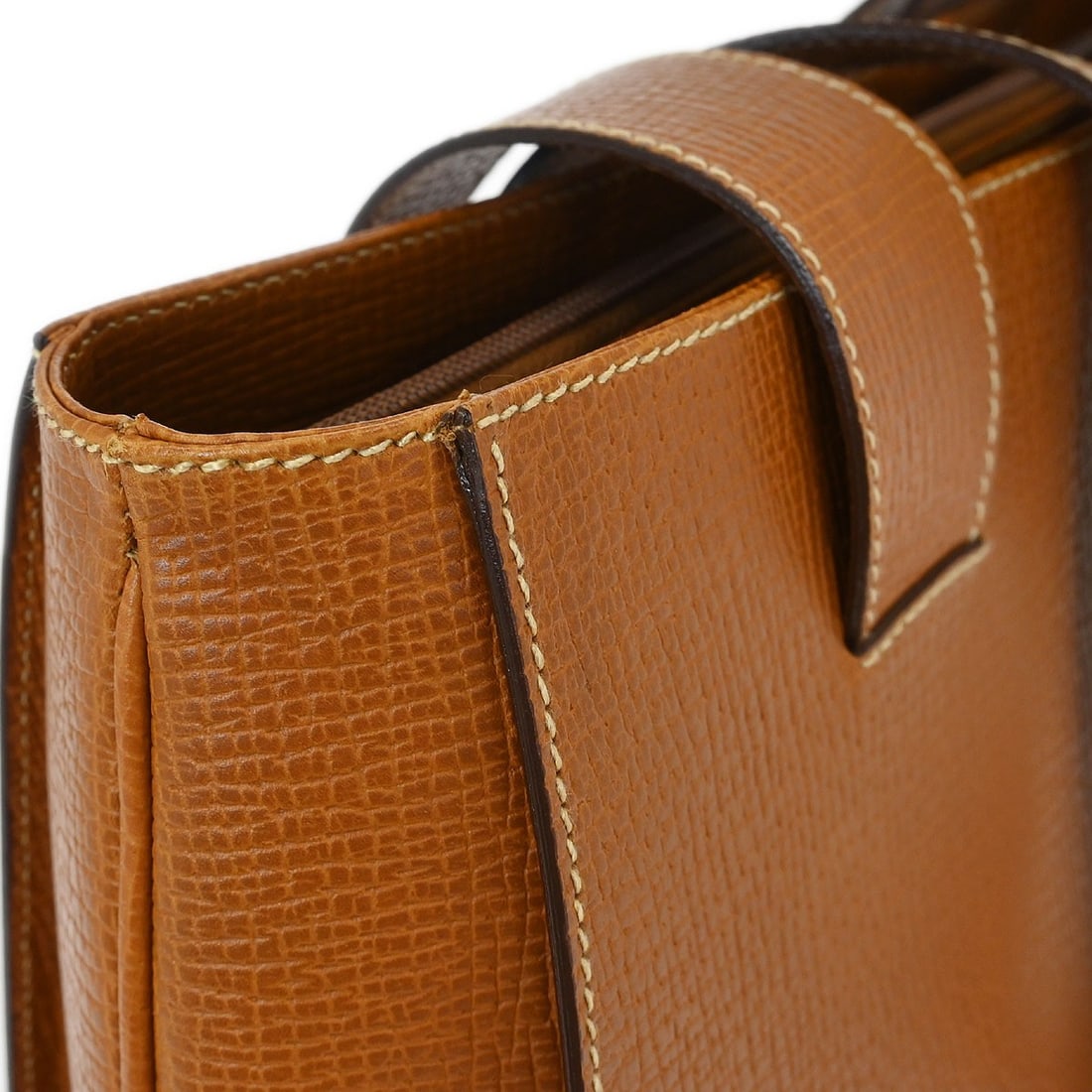 Loewe Anagram Brown Leather Tote with Drawstring - 5