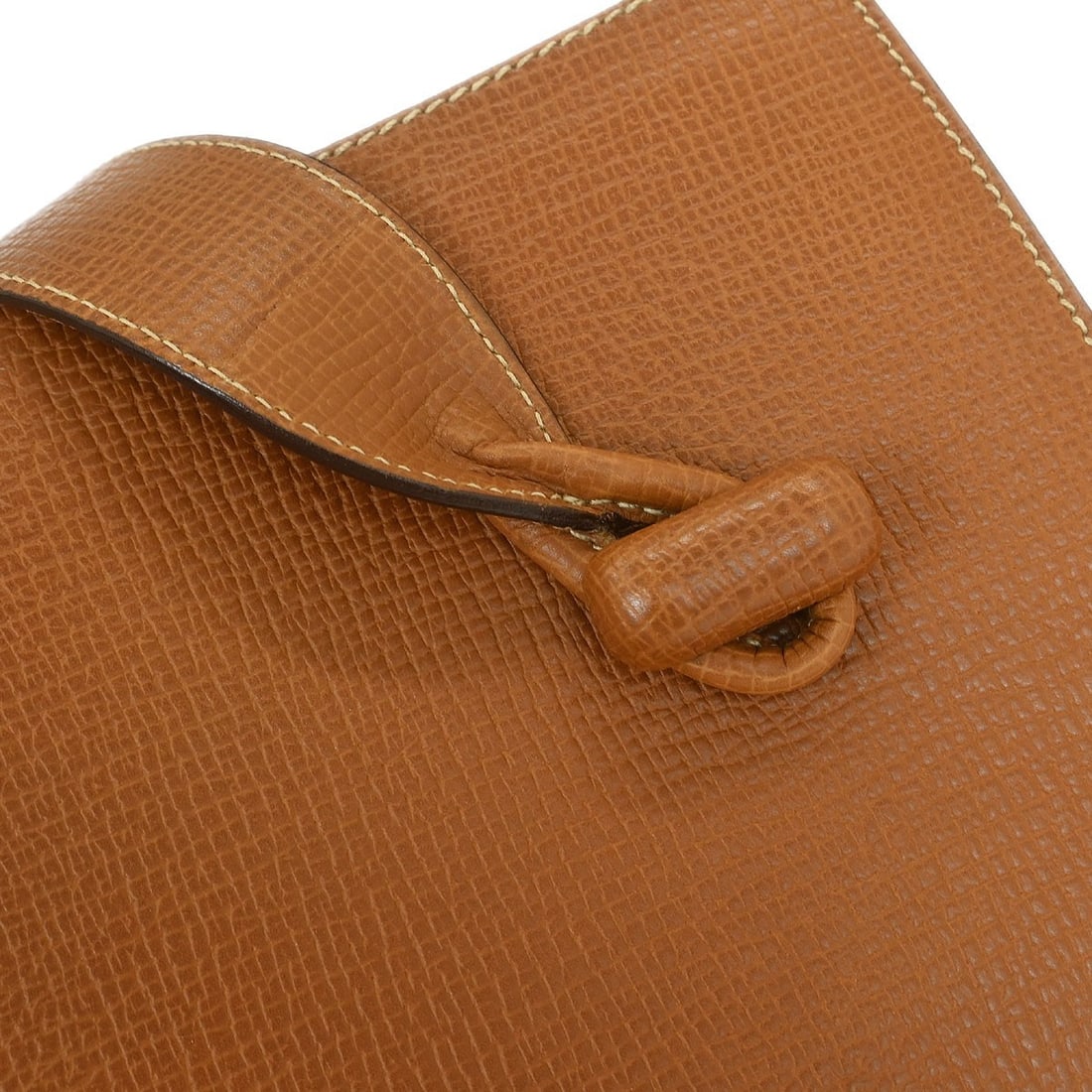 Loewe Anagram Brown Leather Tote with Drawstring - 6