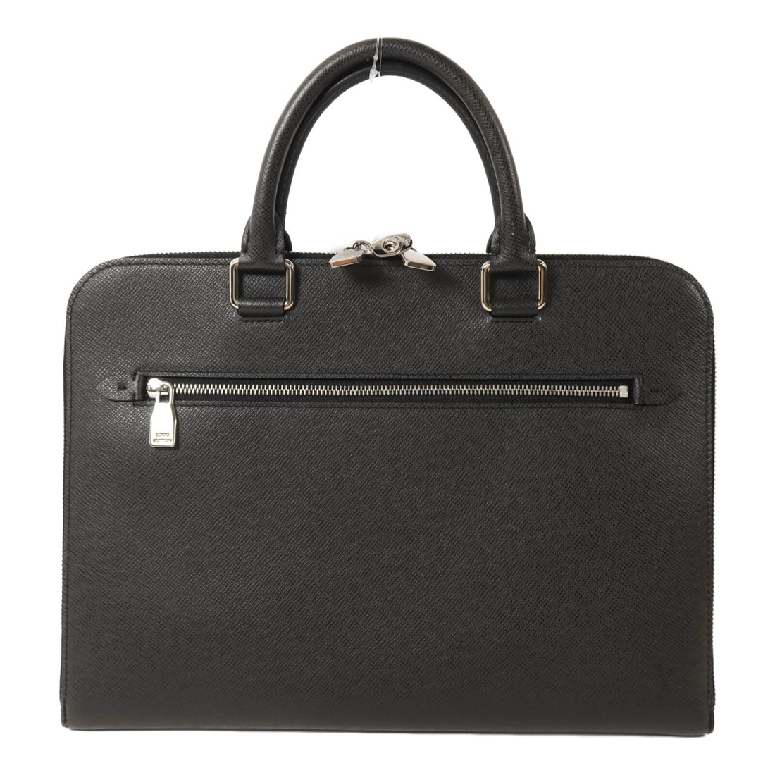 Black Taiga Calfskin Porte Documents Slim Briefcase by Louis Vuitton M30628: Black Taiga Calfskin Porte Documents Slim Briefcase by Louis Vuitton M30628 This Louis Vuitton Porte Documents Slim Business Bag in Taiga black calfskin offers a sleek and professional design, ideal f