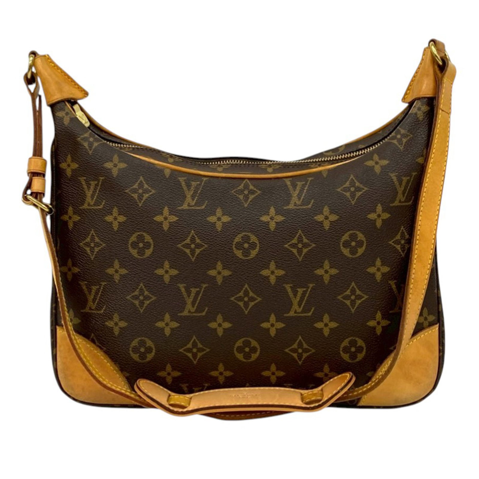 Louis Vuitton Boulogne 30 Shoulder Bag Monogram Canvas with Leather Trim (1 of 9)