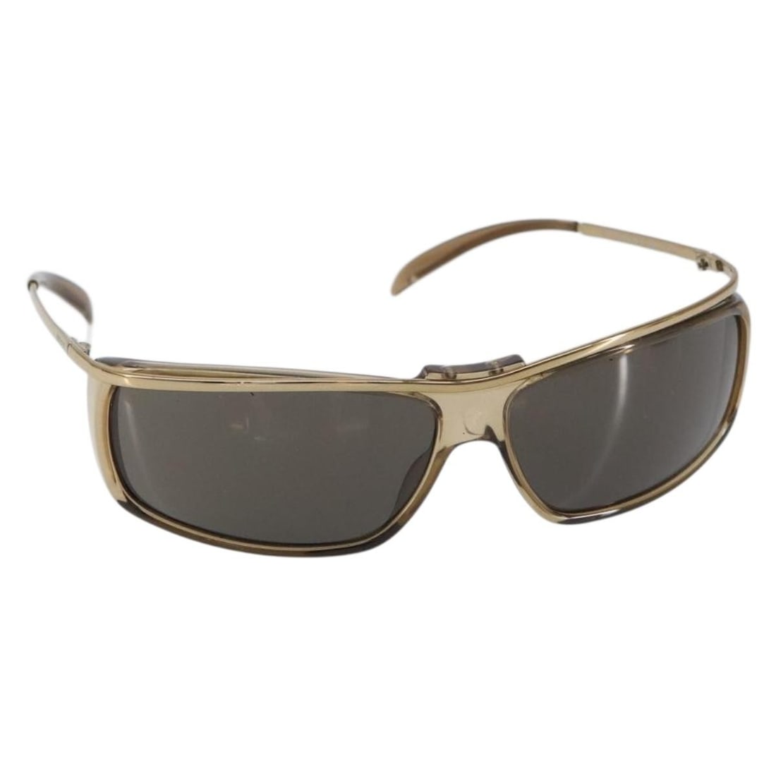 GUCCI Brown Metal Sunglasses with Case GG1420 Italy Auth: GUCCI Brown Metal Sunglasses with Case GG1420 Italy Auth Elevate your style with these authentic GUCCI sunglasses, meticulously crafted in Italy. Featuring a sophisticated brown metal frame, these sun