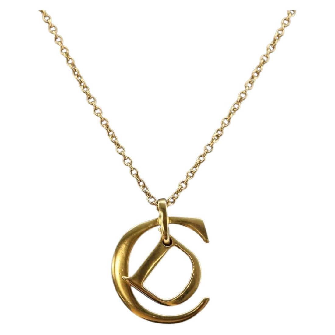 Christian Dior Gold Metal Necklace Auth SW1635: Christian Dior Gold Metal Necklace Auth SW1635 Elevate your accessory collection with this stunning Christian Dior Necklace. Crafted from high-quality metal, this elegant piece features a beautiful go