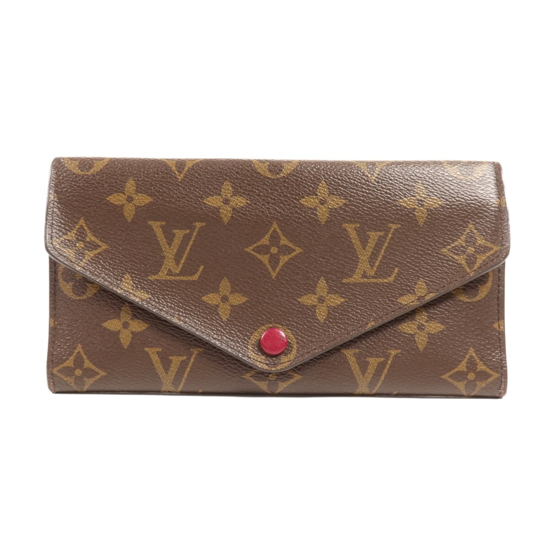 LOUIS VUITTON Monogram Brown Double Sided Long Wallet M60708 GHW: LOUIS VUITTON Monogram Brown Double Sided Long Wallet M60708 GHW This elegant double-sided long wallet from LOUIS VUITTON features a classic monogram design in a rich brown color, crafted from durable