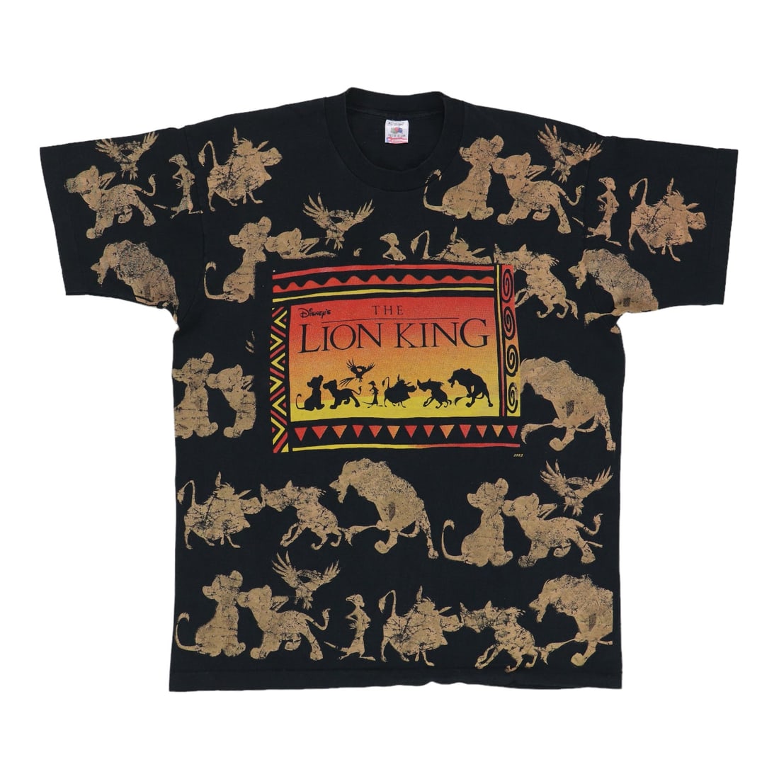 Vintage 1990s The Lion King Graphic All Over Print Cotton Shirt: Vintage 1990s The Lion King Graphic All Over Print Cotton Shirt This is an original vintage 1990s Disney's The Lion King all over print shirt featuring graphics on both the front and back. Made from 1