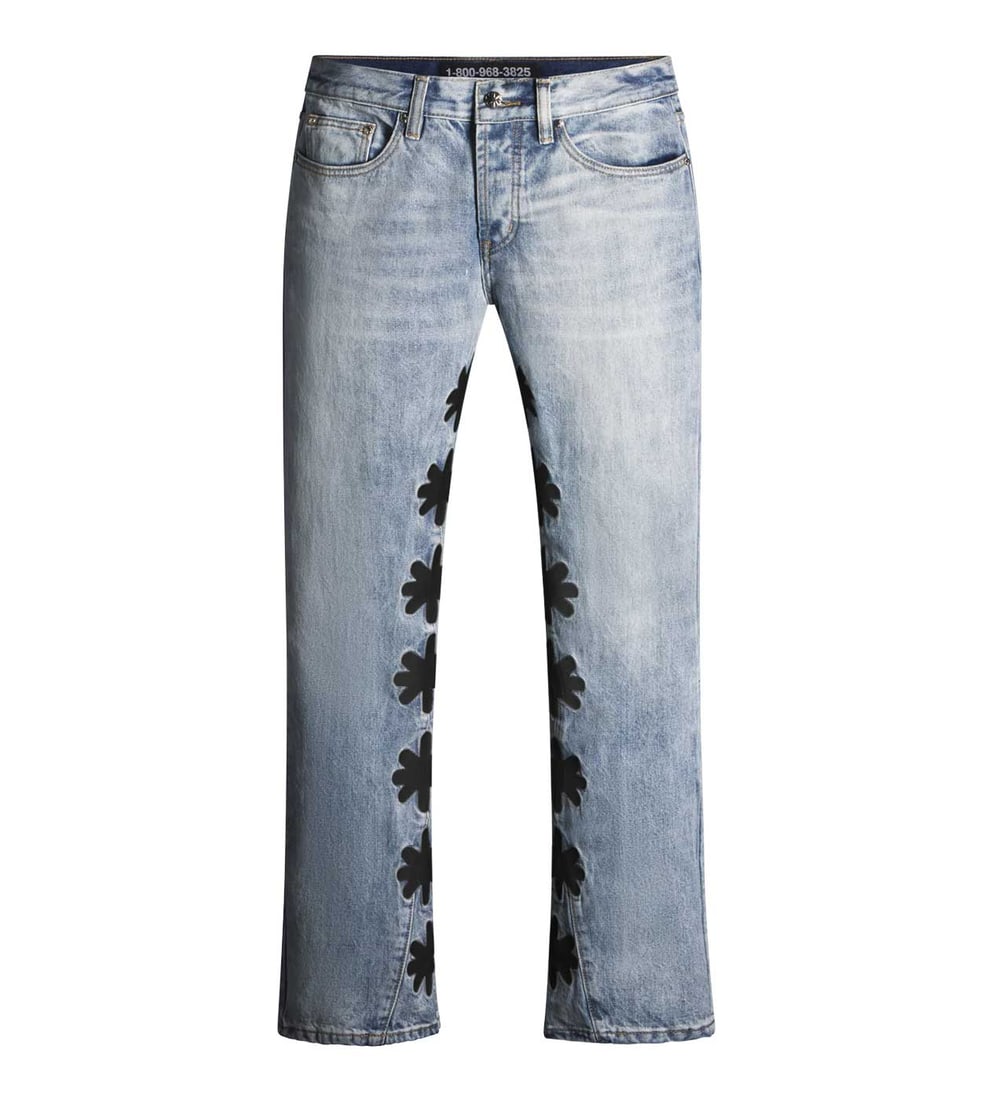 Lost Shdws Black Light Denim Pants Size 36 (1 of 1)