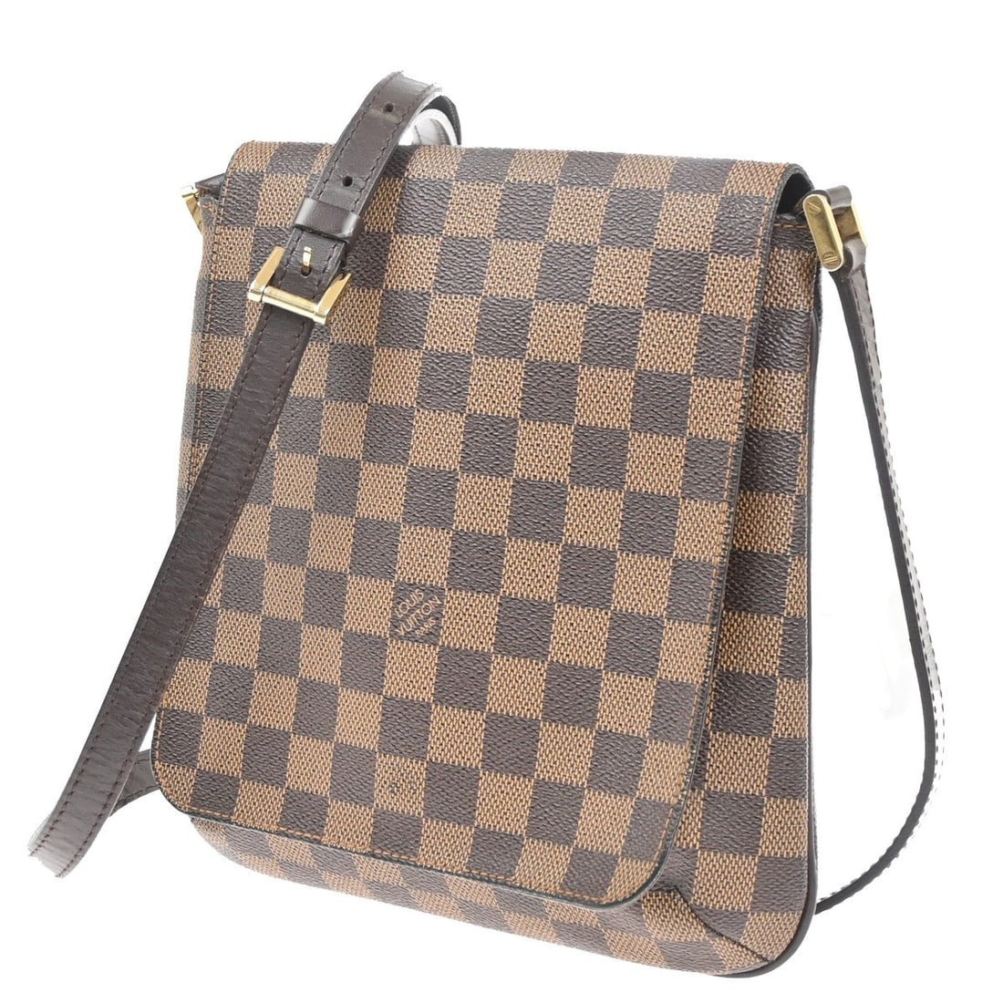 Louis Vuitton Damier Canvas Musette Salsa Shoulder Bag: Louis Vuitton Damier Canvas Musette Salsa Shoulder Bag Louis Vuitton Musette Salsa handbag designed for women, crafted from brown Damier canvas. The bag features a compact silhouette with dimensions o