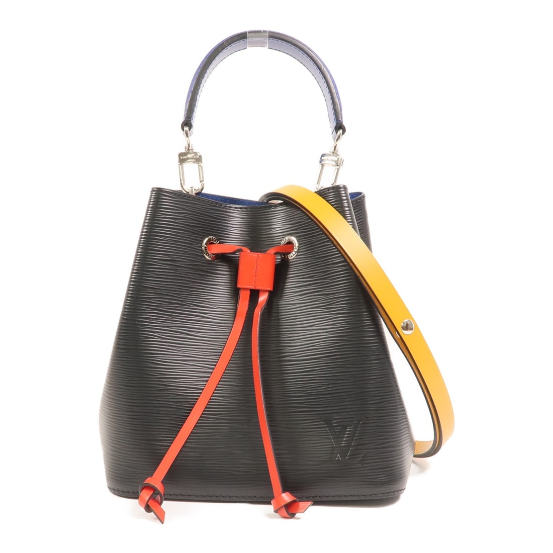 Louis Vuitton Neonoe BB Epi Black Red Shoulder Bag: Louis Vuitton Neonoe BB Epi Black Red Shoulder Bag This Louis Vuitton Neonoe BB 2-way shoulder bag features a stylish combination of black and red in Epi calfskin leather. Designed for versatility, it