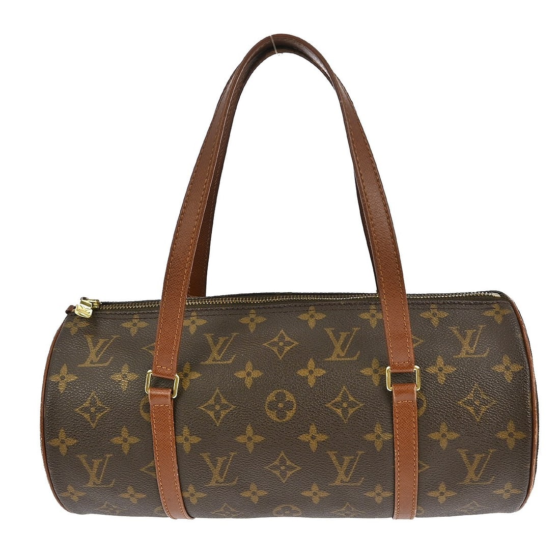 Louis Vuitton Papillon 30 Monogram Canvas Medium Brown Handbag M51365: Louis Vuitton Papillon 30 Monogram Canvas Medium Brown Handbag M51365 This Louis Vuitton Papillon 30 handbag features the iconic monogram canvas with brown leather double handles and a zip closure. De