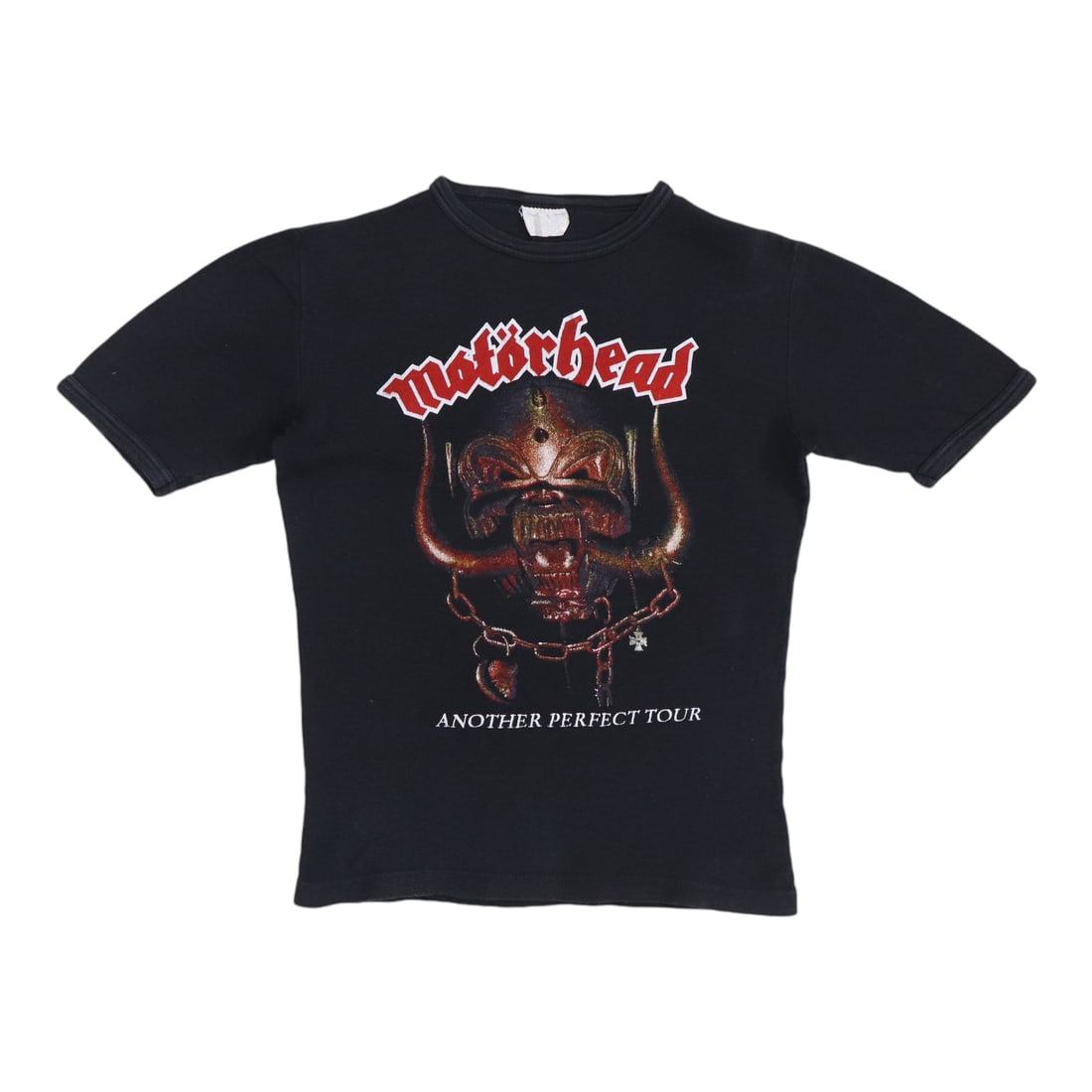 Vintage 1983 Motorhead Another Perfect Tour Black Cotton Concert Shirt (1 of 6)