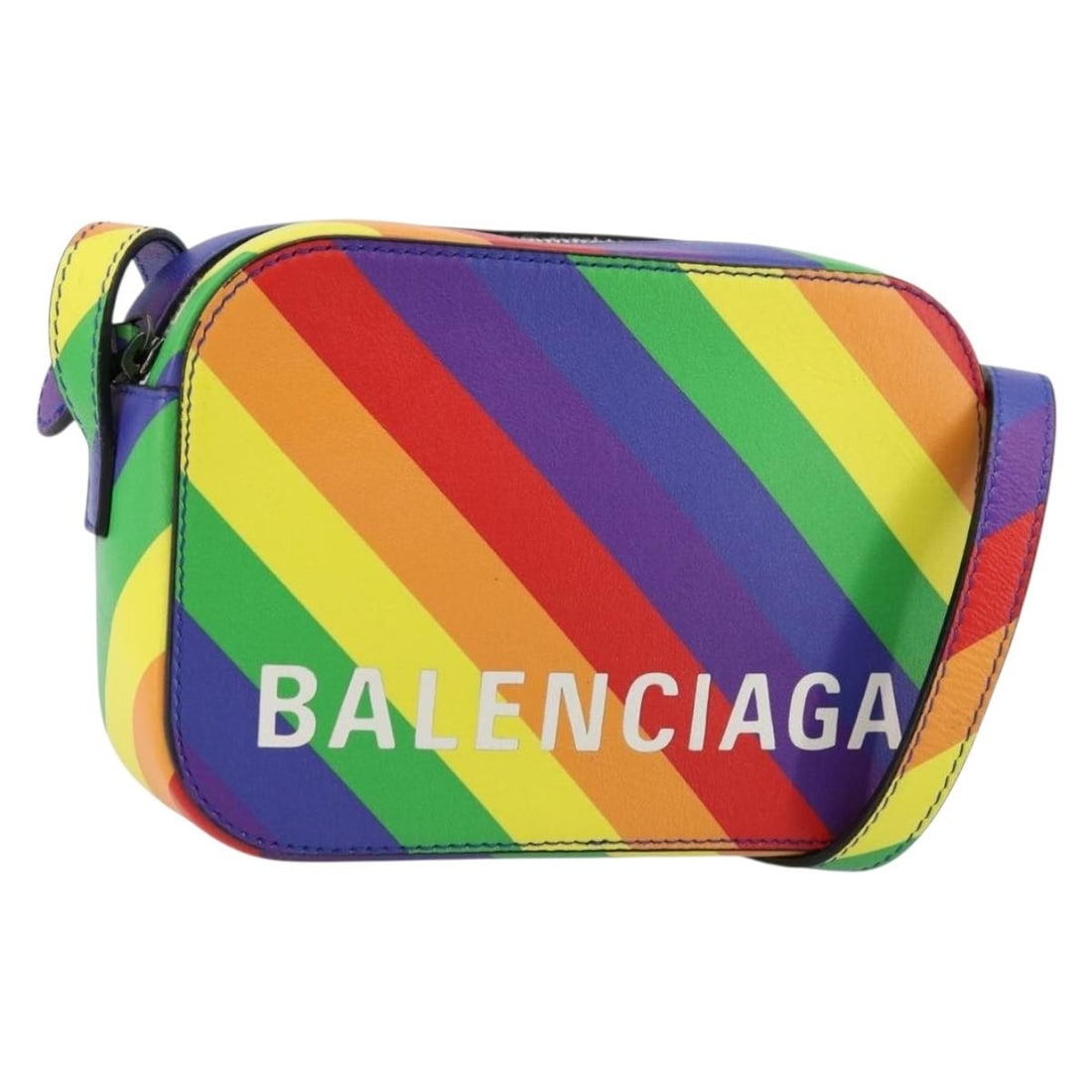 Balenciaga Ville leather shoulder bag multicolor silver Italy: Balenciaga Ville leather shoulder bag multicolor silver Italy This Balenciaga Ville shoulder bag features a multicolor and silver leather exterior, offering a stylish and contemporary look. Crafted in